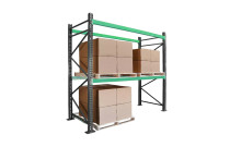 Pallet racks Warehouse pallet racks are a great way to make the most efficient use of warehouse space. Metal pallet racks are easy-to-use and easy-to-assemble rack