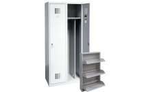Locker cabinets Wardrobes are the best solution for storing outerwear or a change of clothes, regardless of the space where you need to store clothes: warehouse, offi