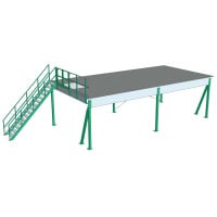 Mezonīna platforma 10x5m, 350kg/m²