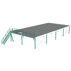 Mezzanine platform 20x10m, 500kg/m²