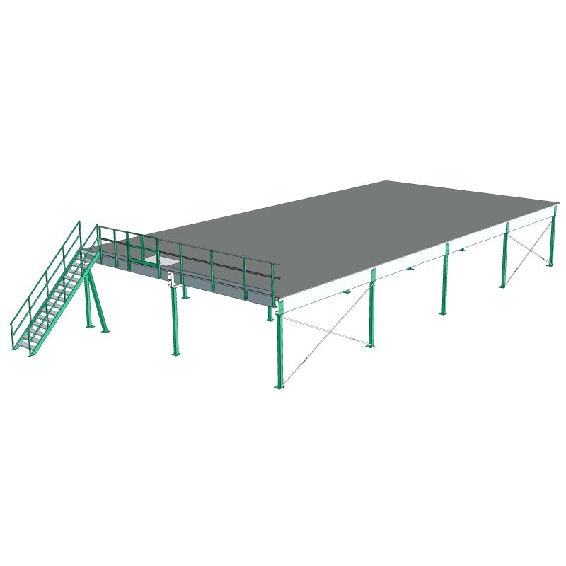 Mezzanine platform 20x10m, 750kg/m²