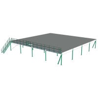 Mezonīna platforma 20x20m, 350kg/m²