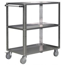 Stainless Steel Work Trolley with Shelf VPRNZ-1 / Foldable