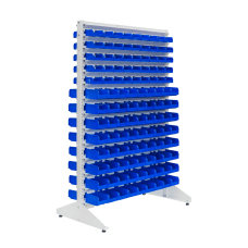 Kastīšu stends, divpusējs ar 216 kastītēm, 1500 mm