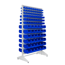 Kastīšu stends, divpusējs ar 180 kastītēm, 1800 mm