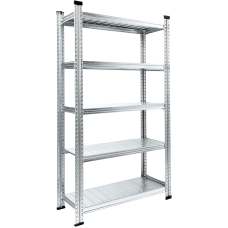 Metal shelves 2500x1350x500mm 4 shelf levels