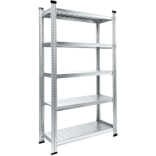 Metal shelves 2500x1200x600mm 4 shelf levels