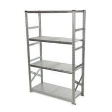 Metal shelf 2500x600x320mm 4 shelf levels