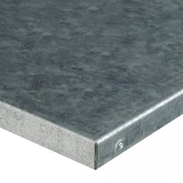 Поверхность рабочего стола 25 mm OSB + оцинкованная металлическая плита (1800 × 620 мм)