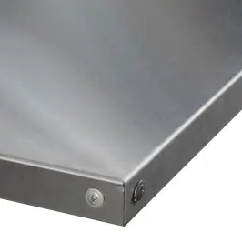 Worktop OSB 25 mm + stainless steel cover (1200x620 mm)