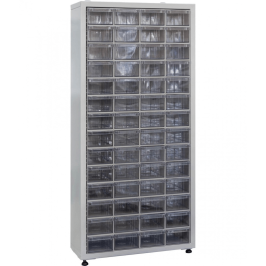 Closet with plastic drawers OSM-12/56