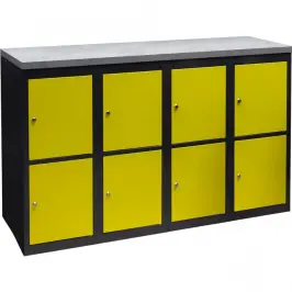 Cabinet with table top 1600, 8 cells