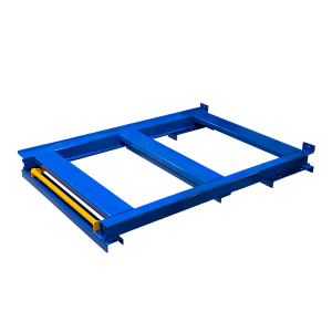 Retractable pallet shelf, 600 kg, 75% retractable