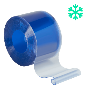 PVC curtain roll, 50 m, 400 x 4 mm, frostproof