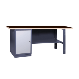 Tērauda darba galds darbnīcai D / 1800x620mm