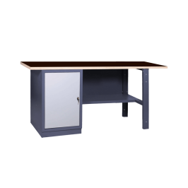 Tērauda darba galds darbnīcai D / 1500x620mm