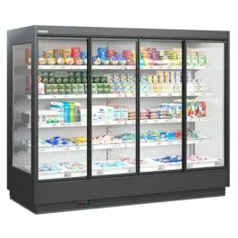 Vertikaalne vitriin jahutab tekki / avatud tüüpi / 1250x850x2075mm