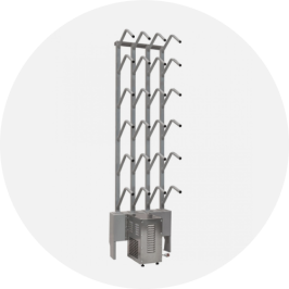 Clothes drying cabinets and racks