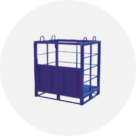 Containers of metal for storage