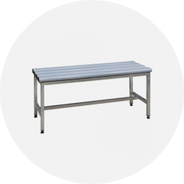 Stainless steel benches