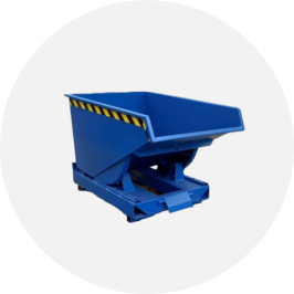 Self-tipping containers