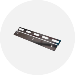 Fittings for PVC curtains