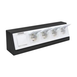 MODUL 4R kontaktligzdu bloks