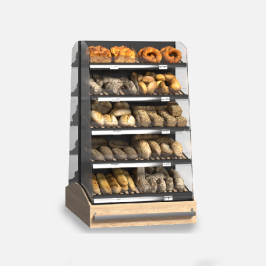 Shelving systems for bakery goods