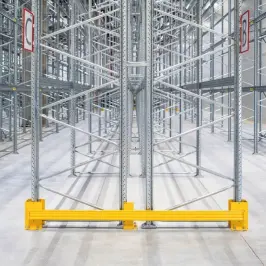 Metalsistem Superbuild palešu plauktu sekciju fotogrāfija no saniem
